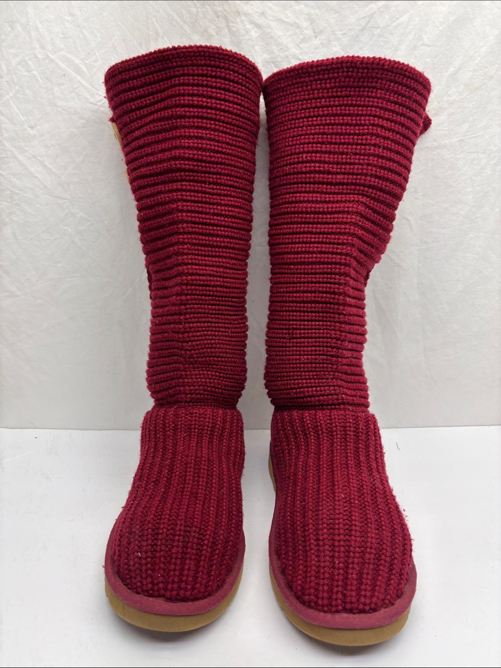 UGG Cardy Knit boots, SZ 9, box 46